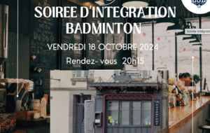 REPAS D'INTÉGRATION BADMINTON