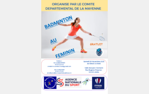 BADMINTON AU FEMININ