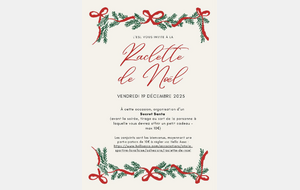 Raclette de Noël 🏐🧀