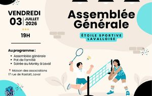 Save The date - Assemblée générale du club
