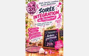 SOIREE INTEGRATION BADMINTON